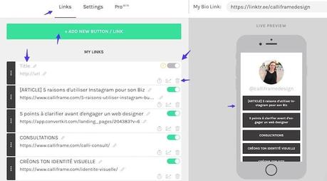 Comment ajouter des liens sur Instagram ? linktree