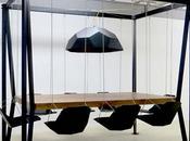 Swing Table: table réunion inspirée d’une balançoire