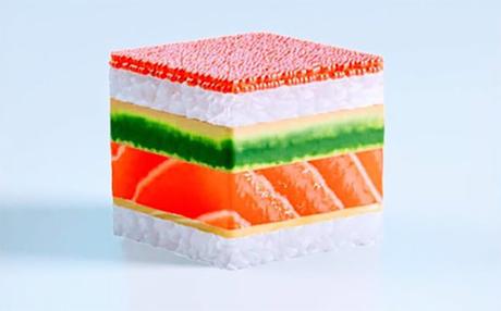 Des sushis imprimés en 3D et adaptés à vos données biologiques