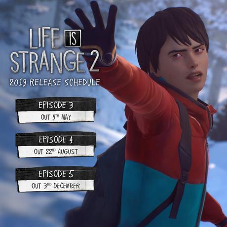 Life is Strange 2 – La date des prochains épisodes