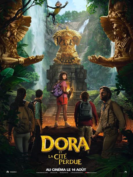 Premières affiches VF et US pour Dora et la Cité Perdue de Nicholas Stoller