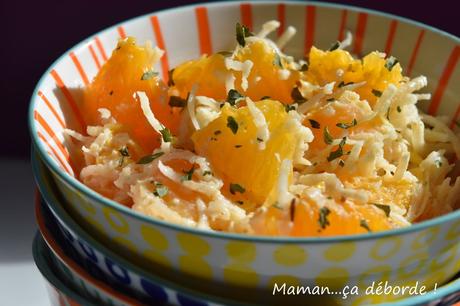 Salade de céleri rave aux oranges