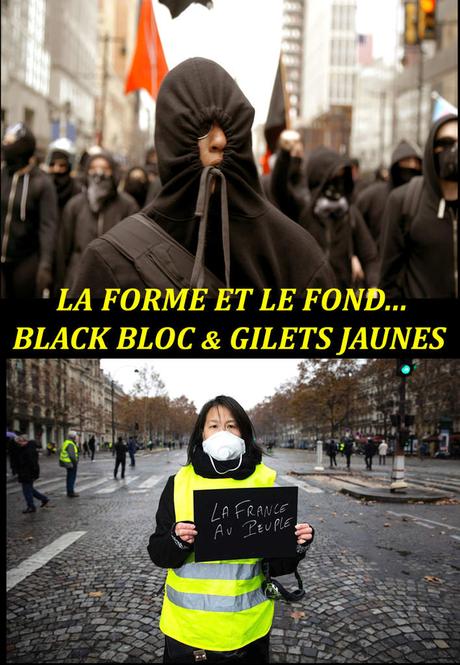 Les Gilets Jaunes sauce Black Bloc
