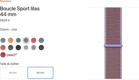Apple Watch : de nouveaux coloris pour les bracelets !