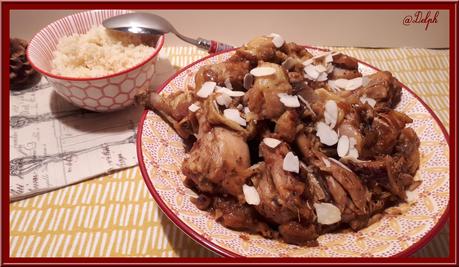 Tajine de poulet aux abricots et au citron avec ou sans Cookéo.