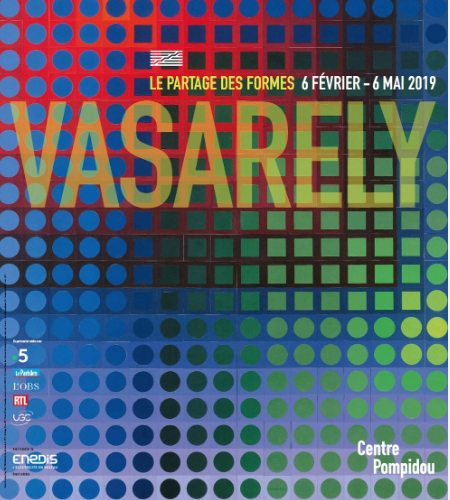Vasarely au Centre Pompidou.