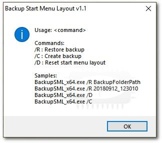Backup Start Menu Layout - Sauvegarde et restauration de la disposition du menu Démarrer de Windows 10