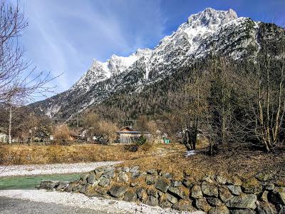 Mittenwald Süd Richtung Leutaschklamm 22.03.2019