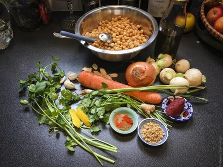 One pot again – Pois chiches braisés aux légumes