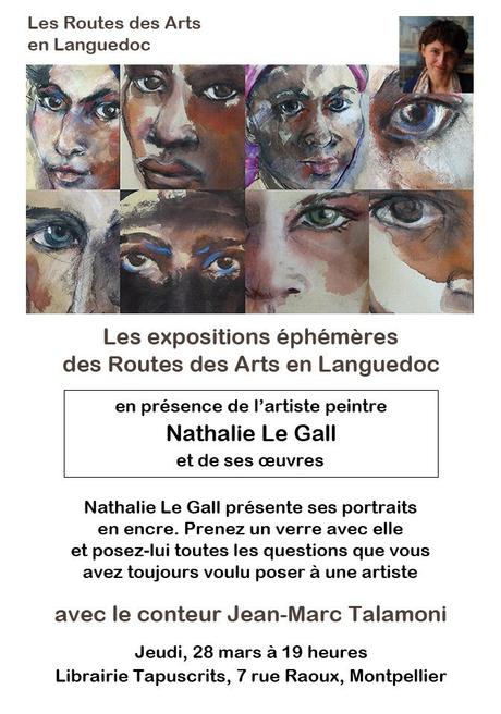 MONTPELLIER – Les Routes des Arts…. Nathalie Le Gall – 28 mars