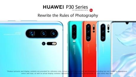 Huawei présente le Huawei P30 et le Huawei P30 Pro.