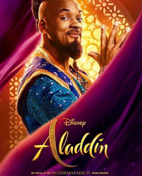 Affiches personnages US pour Aladdin de Guy Ritchie