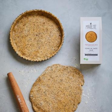 Préparation bio pour fond de tarte salé Marlette