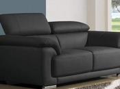 canapé convertible cuir places