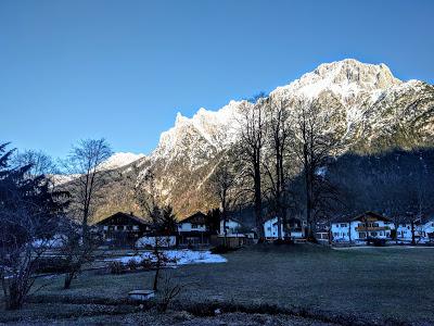 Karwendel vom Kurpark - Mittenwald - 29.03.2019 - 8 Bilder.