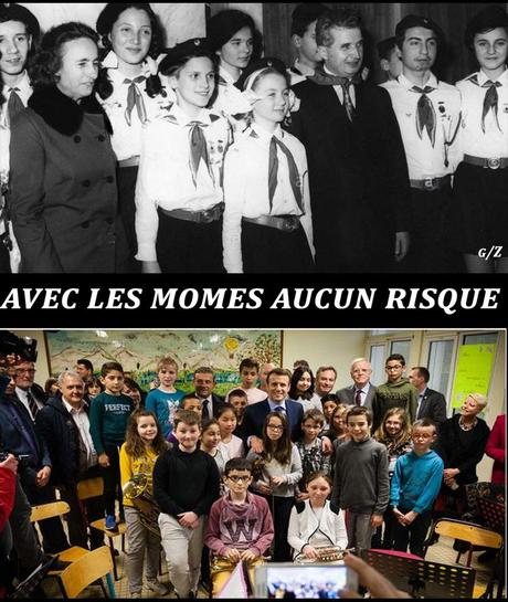 Macron parle aux enfants, pas aux adultes...