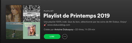 Playlist de Printemps