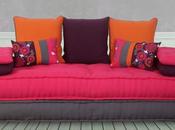 canapé tissu places convertible