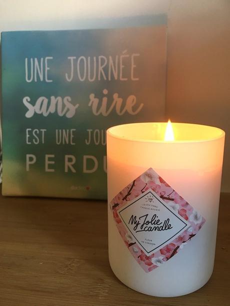 Quand ma maison sent bon la fleur de cerisier #MyJolieCandle