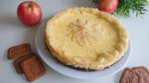 Cheesecake aux pommes et Speculoos