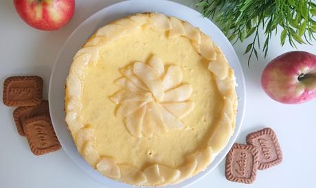 Cheesecake aux pommes et Speculoos