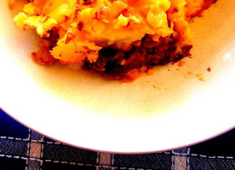 Pâté chinois au jackfruit et au frauxmage en crotte végétal Pâté chinois au jackfruit et au frauxmage en crotte végétal