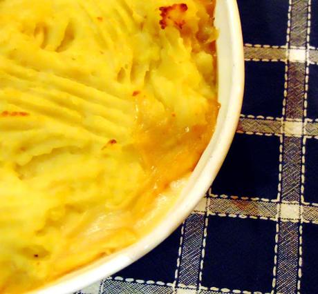 Pâté chinois au jackfruit et au frauxmage en crotte végétal Pâté chinois au jackfruit et au frauxmage en crotte végétal