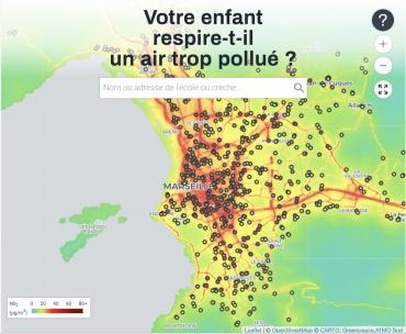 Pollution de l'air : alerte rouge dans de nombreuses écoles et crèches marseillaises