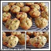 Muffins courgette chorizo mozzarella - La cuisine de poupoule