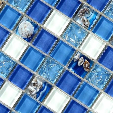 blue glass tile sea glass mosaic tile bathroom discount sale sea blue glass tile kitchen blue glass mosaic tile sheets