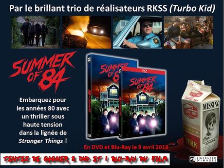 [CONCOURS] : Gagnez votre DVD ou Blu-ray du film Summer of 84 !
