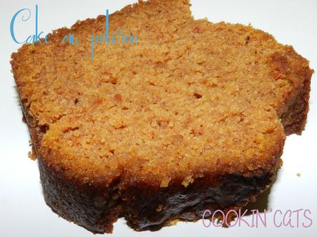 CAKE AU POTIRON ULTRA MOELLEUX (sans gluten, sans lait)