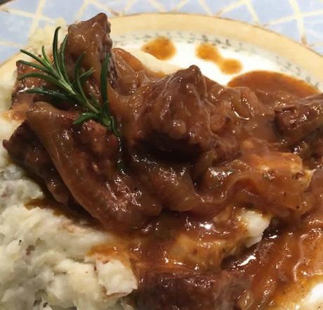 porc aux oignons caramélisés au thermomix