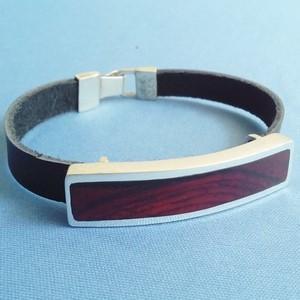 bracelet bois simple masculin