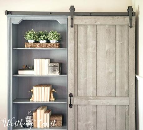 barn door bookcase sliding barn door hardware for a bookcase court barn door bookcase world market