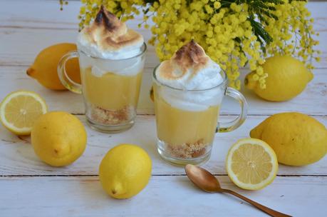 Verrine façon tarte au citron meringuée