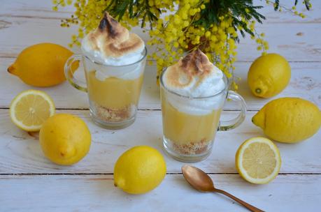 Verrine façon tarte au citron meringuée