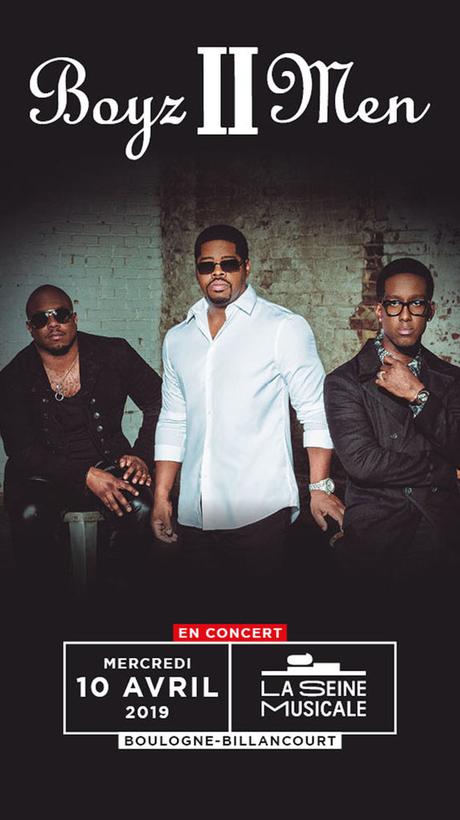 Les légendaires Boyz II Men seront en concert unique en France le 10 avril 2019