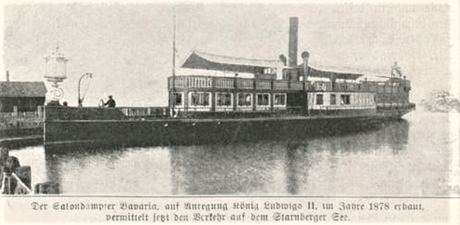 Der Salondämpfer Bavaria (1878) - Le bateau à vapeur Bavaria (1878)