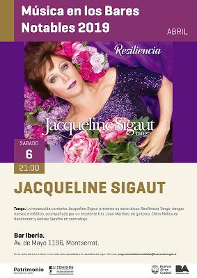 Jacqueline Sigaut demain soir au Bar Iberia [à l’affiche]