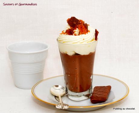 Pudding au chocolat.