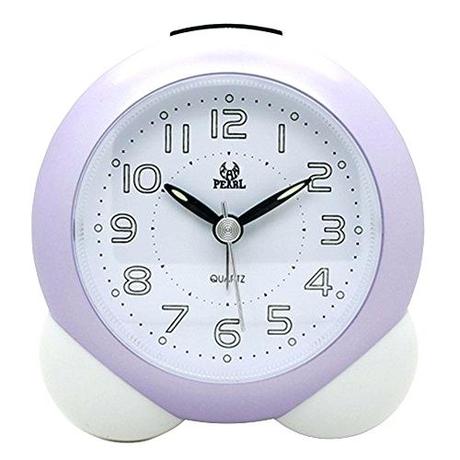 analog alarm clock non ticking analog alarm clock with nightlight and snooze small travel clocks battery powered analog alarm clock made in usa