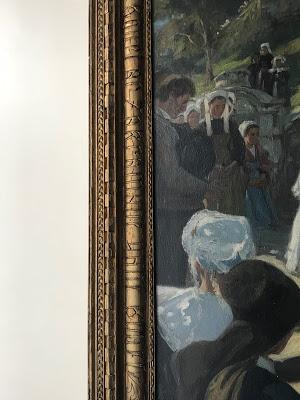 Dublin: une peinture du Faouët encadrée en breton !