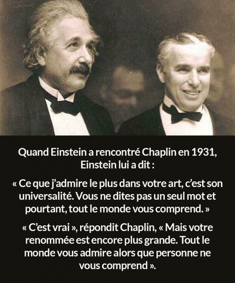 Einstein et Chaplin