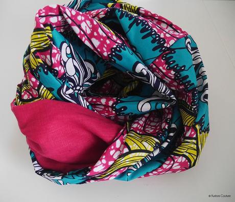 Coudre un snood en wax pour le printemps | Kustom Couture