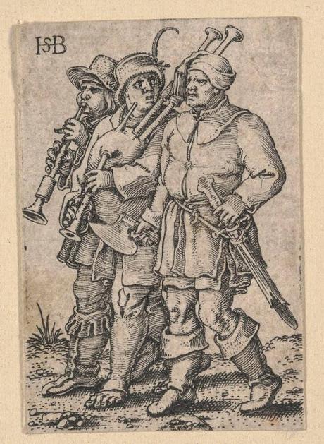 Sebald Beham - Calendrier des bals (1546) et Noce paysanne (1537)