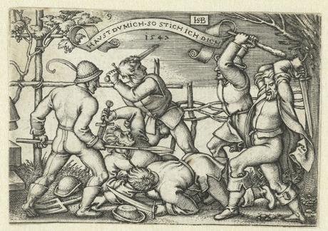 Sebald Beham - Calendrier des bals (1546) et Noce paysanne (1537)