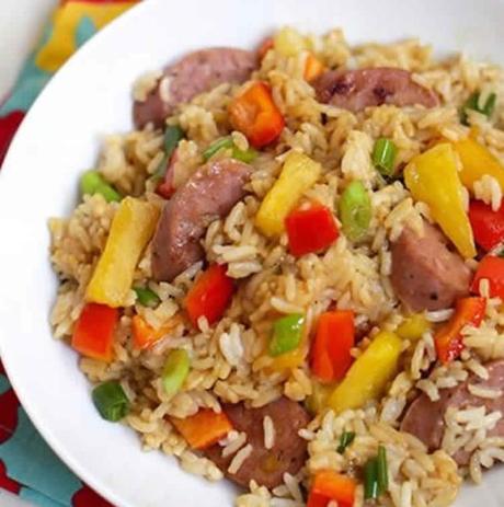 Recette riz frit à l’ananas ww