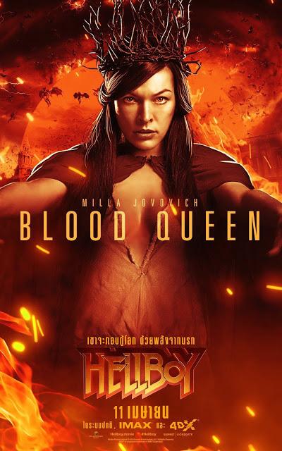 Affiches personnages internationales pour Hellboy de Neil Marshall