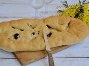 Fougasse chèvre olives noires